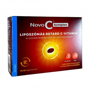 NOVO C KOMPLEX LIPOSZÓMÁLIS C-VITAMIN D3-VITAMINNAL ÉS CINKKEL - 60X